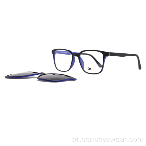 Clipe de estrutura de ultem sobre óculos de sol polarizados de óculos
